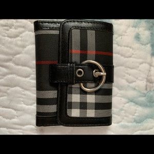 🍉Wallet, small, trifold, EUC, plaid